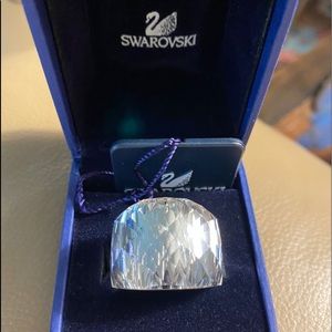 Swarovski Silver and Crystal Statement Ring